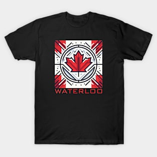 Waterloo Ontario Canada Flag T-Shirt